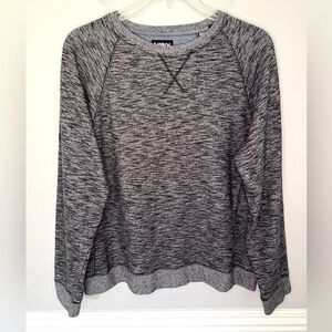 Carbon Size  XL Crew Neck Long Sleeve Gray Men’s Pullover Sweatshirt